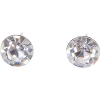 Behave – Oorbellen – 925 Sterling Zilveren Oorsteker met Transprante steen - 1,1 cm doorsnede