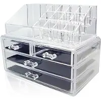 Uniq Make -uporganisator met 4 laden en 13 compartimenten Make-up tassen