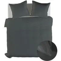 Yellow Suites Dekbedovertrek Katoen - Stone Washed 200 x 200/220 cm /