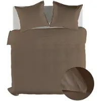 Yellow Suites Dekbedovertrek Katoen - Stone Washed 240 x 200/220 cm /