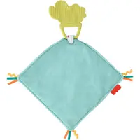 Fisher-Price knuffeldoek met bijtring Cactus 13 cm groen/blauw