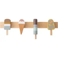 Bloomingville Houten kinderkapstok Ijsjes
