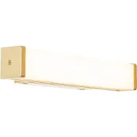 QAZQA Badkamer wandlamp messing 32 cm incl. LED IP44 - Cascada