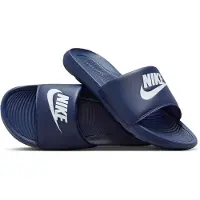 Nike Victori One Slippers Donkerblauw Wit