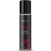 Wicked - Aqua glijmiddel kersen smaak 30 ml - 30ml