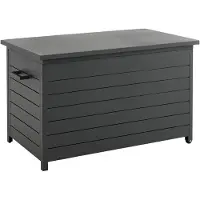 Brafab Gäster Kussenbox 135x68x81 Cm Antraciet - Kussens Aluminium Anthracite - 4099-73