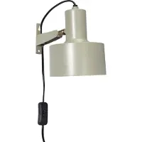 PR Home Wandlamp Solo, crème / amber, Woon-/ Eetkamer, metaal, wandlamp