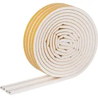 Fix-o-moll tochtband zelfklevend D 9x5,5mm 18m wit
