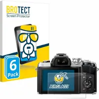 BROTECT Screenprotector 6 Stuks voor Olympus OM-D E-M10 Mark III / Mark IV Beschermglas transparant