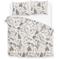 Zohome Dekbedovertrek Katoen Flanel - Autunno 240 x 200/220 cm