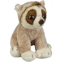 Ravensden Pluche knuffel dieren Slow Lorie aapje 15 cm - Knuffeldier