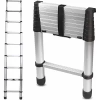 Mannsberger Telescopische softclose ladder - Uitschuifbare ladder - 2,6 meter