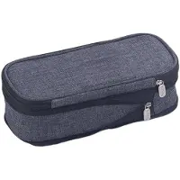 Jeemsie Etui Grijs Veel Opbergruimte Pennenzak