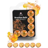 Secret Play Brazilian Balls Hot Effect - Massageolie - 6 Balletjes