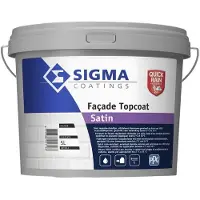 Sigma Facade Topcoat Satin | Zijdeglans Gevelverf 5 LTR - Kleur|1|2