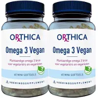 Orthica 2x Omega 3 Vegan 60 Softgels