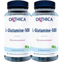 Orthica 2x L-Glutamine-500 60 capsules