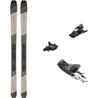 Salomon - Toerski's - Mtn 80 Carbon Rainy Day 2026 voor Unisex van Hout - Maat 158 cm - Grijs
