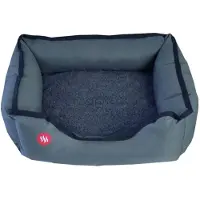 Glovii GPETH, verwarmd huisdierbed, geschikt voor: kat/hond, kleur: grijs, vorm: rechthoekig, design: effen