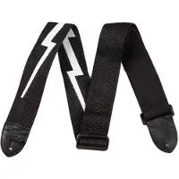 Fender 2" NYLON LIGHTNING BOLT STRAP BLACK