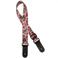 Gaucho GSTU80PK Ukulele Draagriem Roze Bloemen