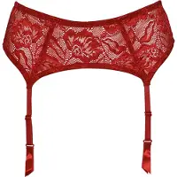 After Eden Anna Dames Jarretelgordel - Rood - Maat M