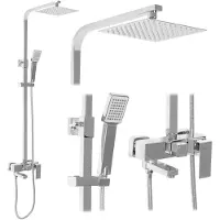 REA Navaro Regendouche Grijs 119,5cm