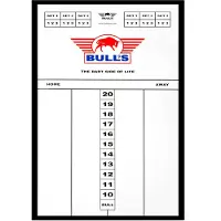 Bull's Styrene Scoreboard 45x30 cm Black