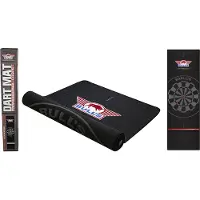 Bull's Carpet Dartmat Black + Oche | 300x95 cm
