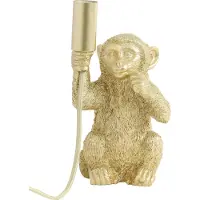 Light & Living Tafellamp E14 13x12,5x23,5 cm MONKEY mat goud