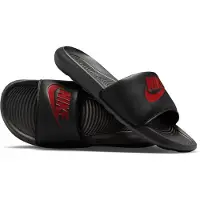 Nike Victori One Slippers Zwart Rood Zwart