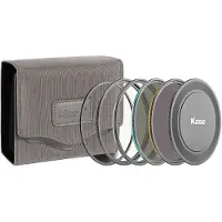 Kase 77mm Wolverine Revolution Magnetic Entry ND Stack filterkit (CPL/ND8/ND64)