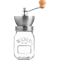 Kilner Traditional handmatige koffiemolen ø 8,5 cm glas rvs