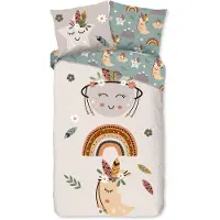 Pure Kinder Dekbedovertrek Microvezel Momo - sand 140x200/220cm
