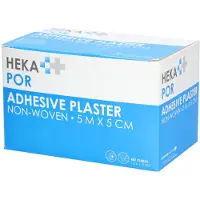 Heka Por Adhesive Plaster 5 m x 5 cm | 12 stuks