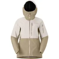 Norrøna - Dames ski jassen - Lofoten Gore-Tex Jacket W Oatmeal voor Dames - Maat L - Beige