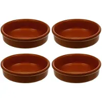 Cosy & Trendy Creme Brulee Schaaltjes Terracotta ø 12 cm - 4 Stuks