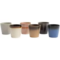 Studio Tavola Koffiemok Earth 7,5cm 200ml Per 6 Stuks Multi multi Aardewerk