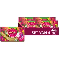 Robijn Wasmiddel - 3-in-1 Wascapsules - Color Tropical - Wasmiddel - 4 x 15 stuks - 60 Wasbeurten