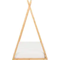Beliani SAURAT - Kinderbed - Lichthout - 90 x 200 cm - Dennenhout