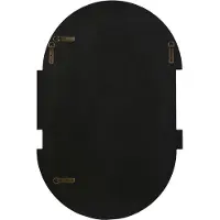 Beliani MICHERY - Wandspiegel - Zwart - 60 x 90 cm - Glas