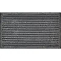 Beliani ZAGROS - Deurmat - Natuurlijk/Zwart - 40 x 60 cm - Polyester