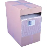 Q-CONNECT luchtkussenfolie, in dispenserdoos, 28,5 cm x 50 meter, transparant
