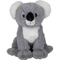 Nature Planet pluche knuffel dier Koala - 19 cm - grijs - knuffels - Knuffeldier