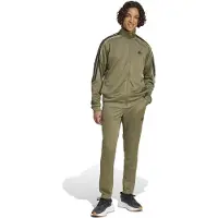 Adidas Sportswear 3-Stripes Trainingspak Full-Zip Olijfgroen Zwart