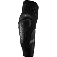 Leatt 3DF 6.0 Zwarte Motocross Elleboogbeschermers Maat 2XL