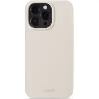 Holdit Silicone Case voor de Apple iPhone 15 Pro Max - Light Beige