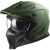 LS2 OF606 Drifter Solid Mat Legergroen 06 Multi Helm Maat L