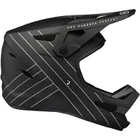 100% Status zwarte Downhill Helm