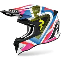 Airoh Strycker View Zwart/Wit/Blauw/Pink 2XL, unisex